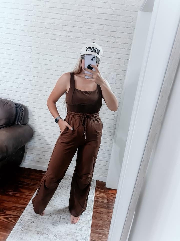 Brown Jumpsuit