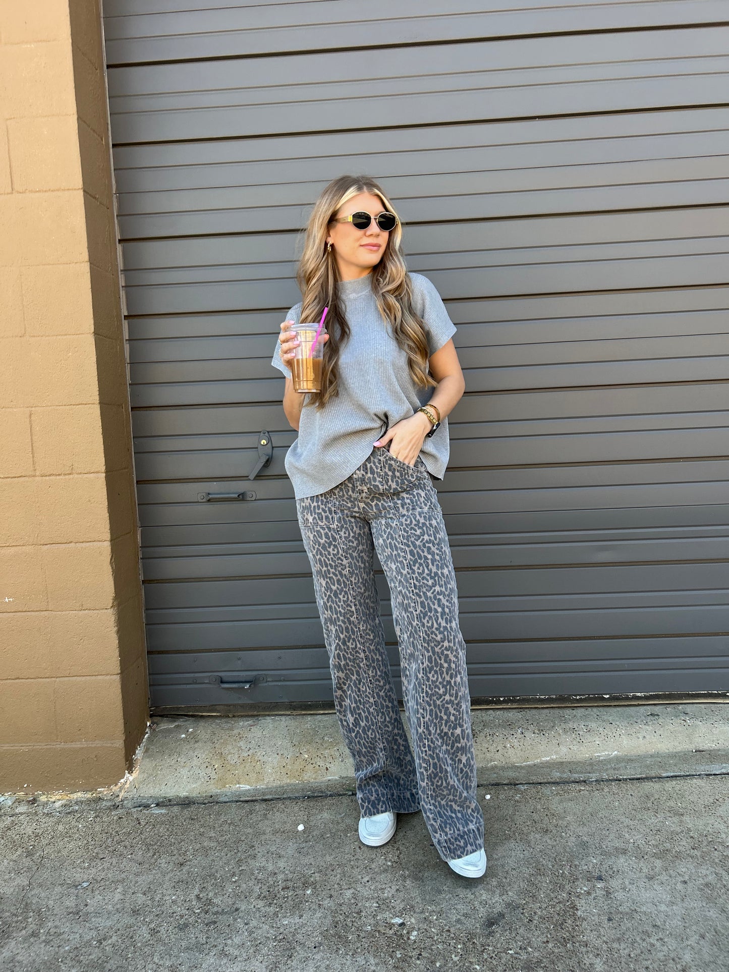 Leopard Trouser Jeans