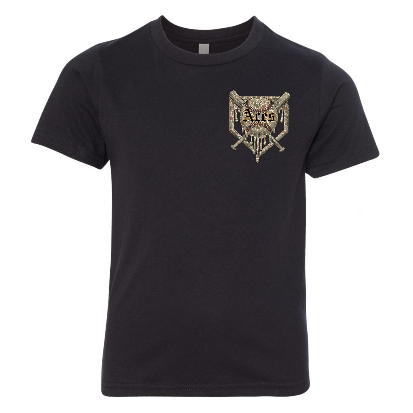 YOUTH Aces Baseball Drip - Black