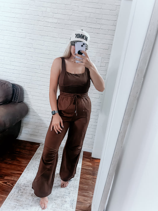 Brown Jumpsuit