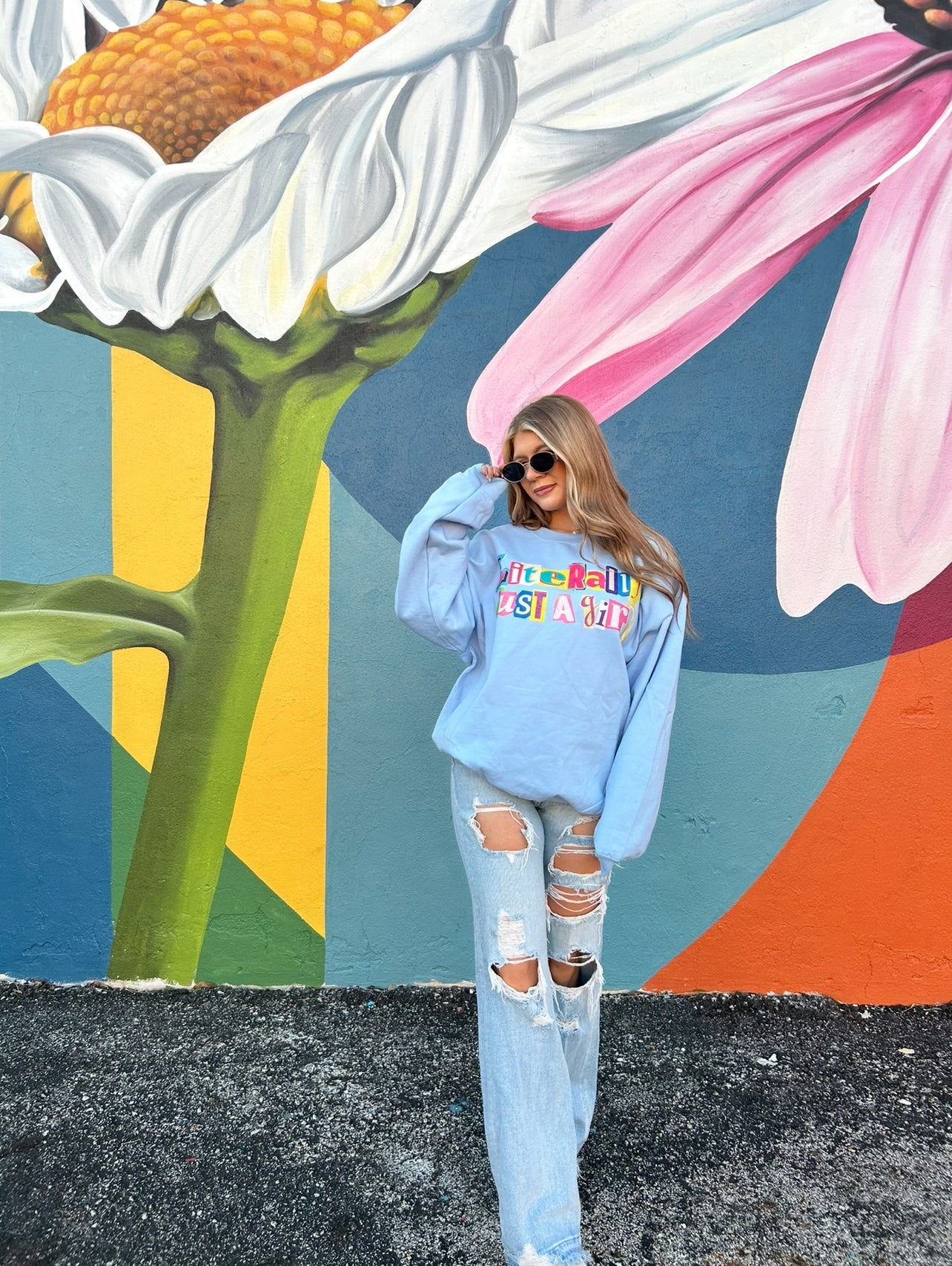 Literally Just a Girl Sweatshirt