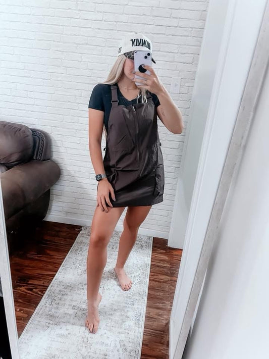 Cargo Zip Up Dress