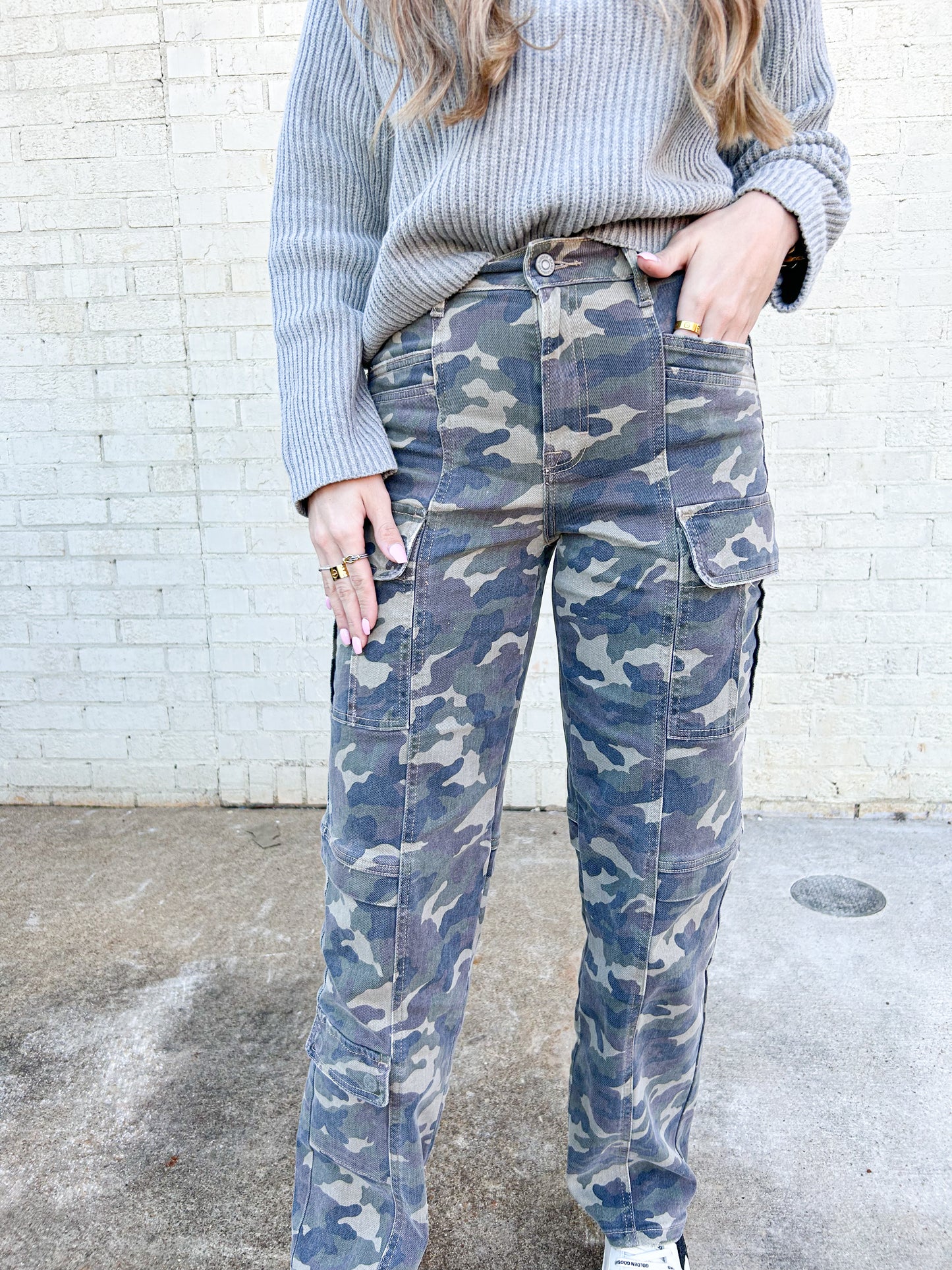 Camo Cargo Jeans
