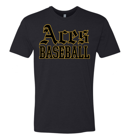 Aces Baseball Tshirt - WITH PLAYER NAME