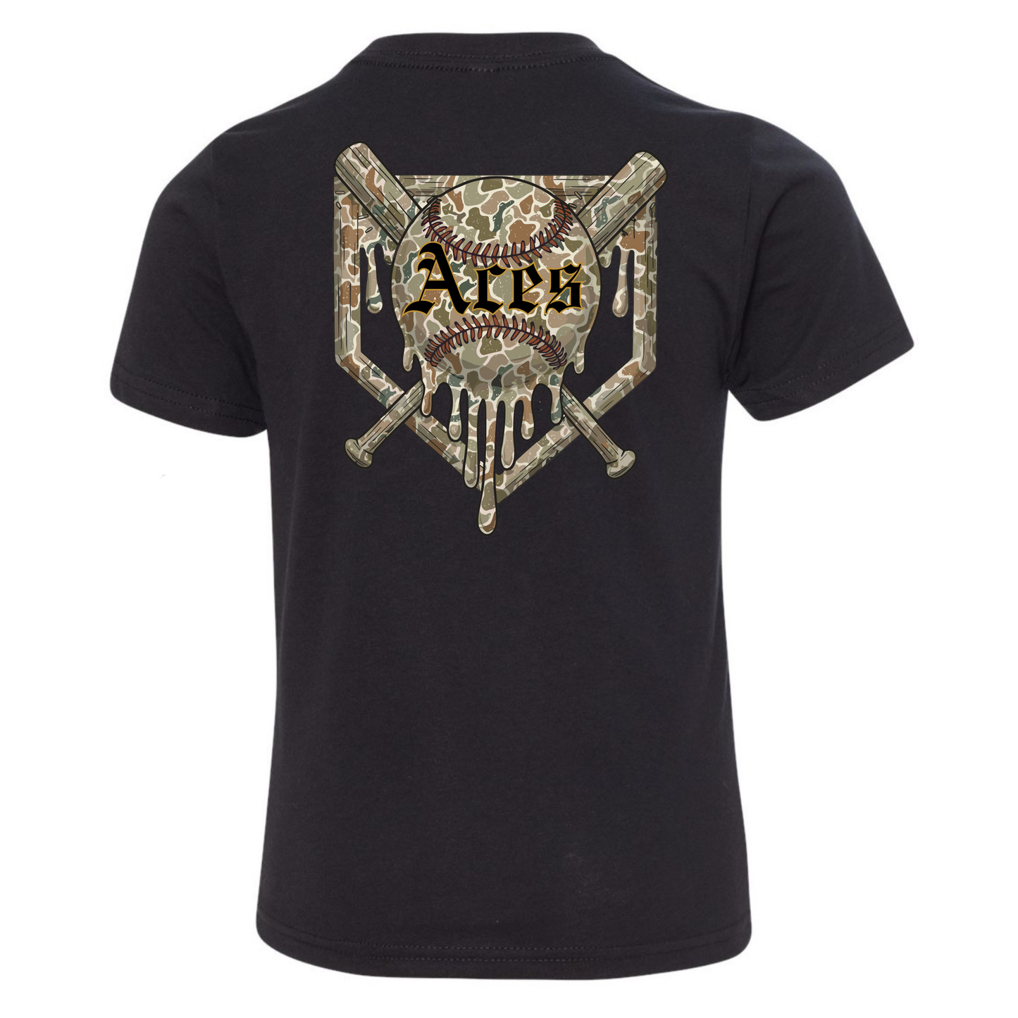 YOUTH Aces Baseball Drip - Black