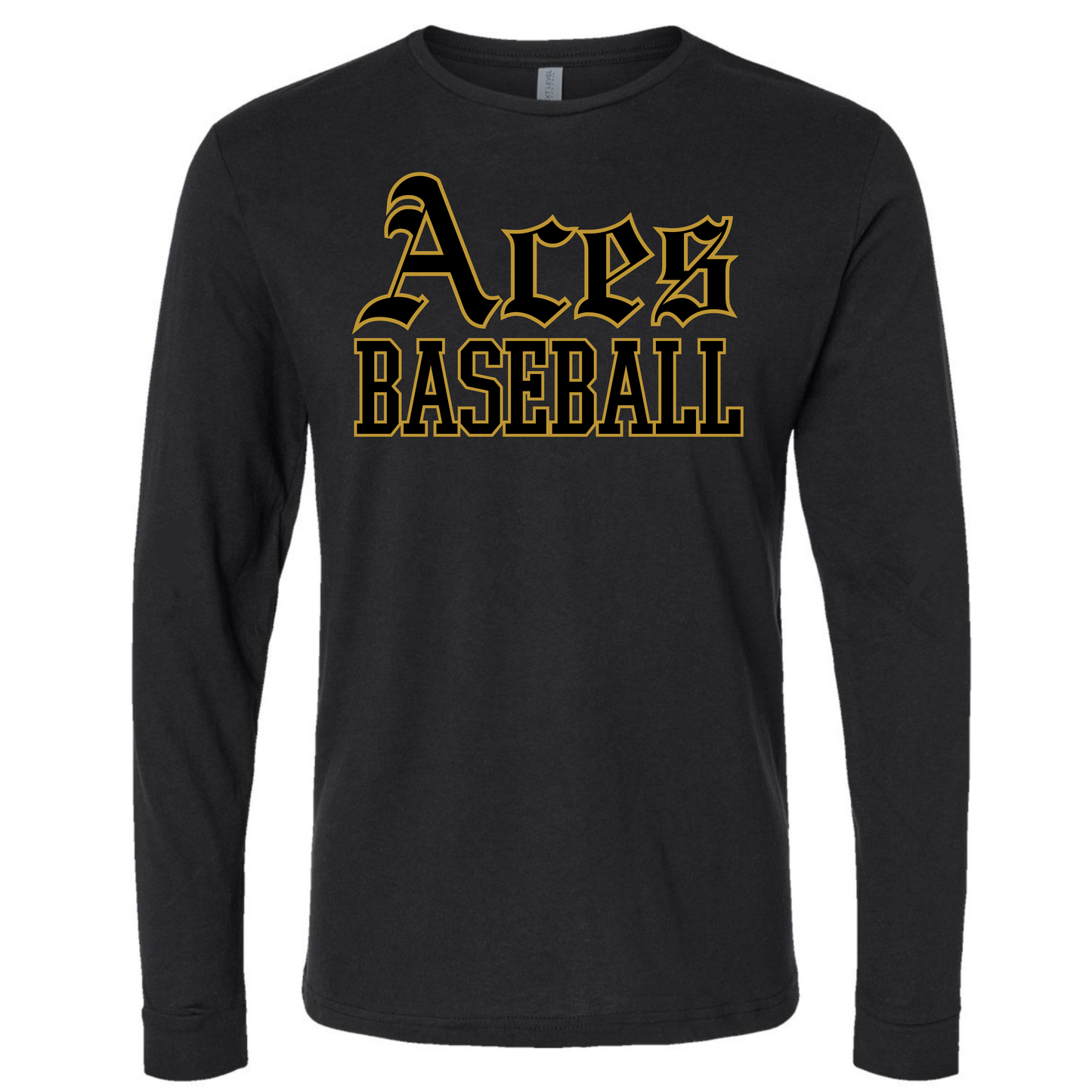 Aces Baseball Long Sleeve Tshirt - NO PLAYER NAME